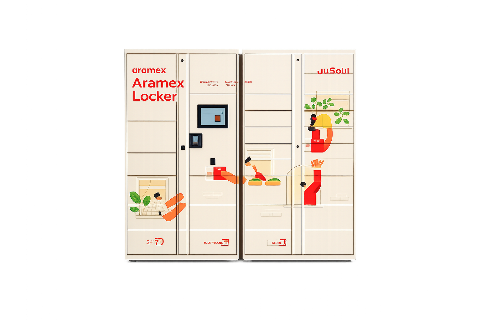Aramex parcel locker